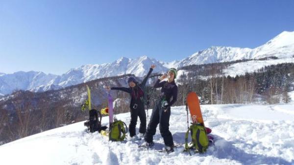 行動食でパワー補充中ー